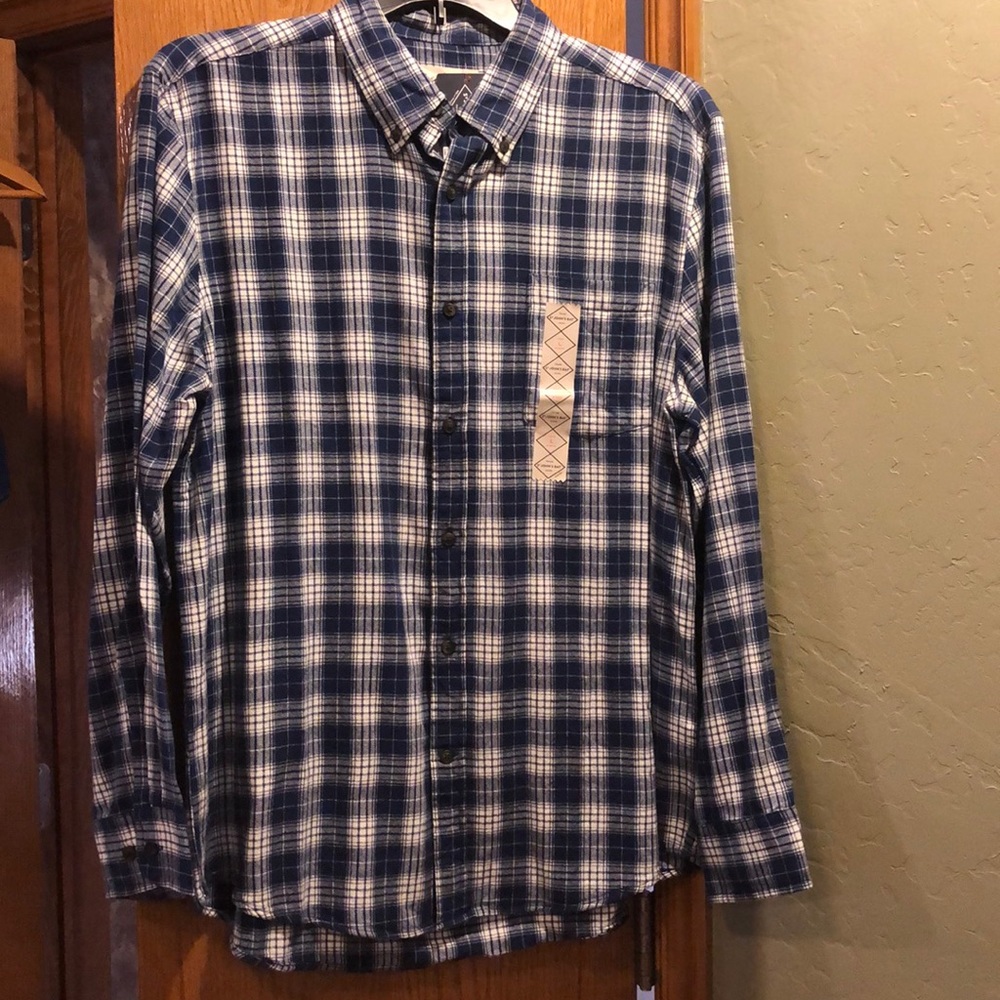 St John Bay Flannel shirt NWT